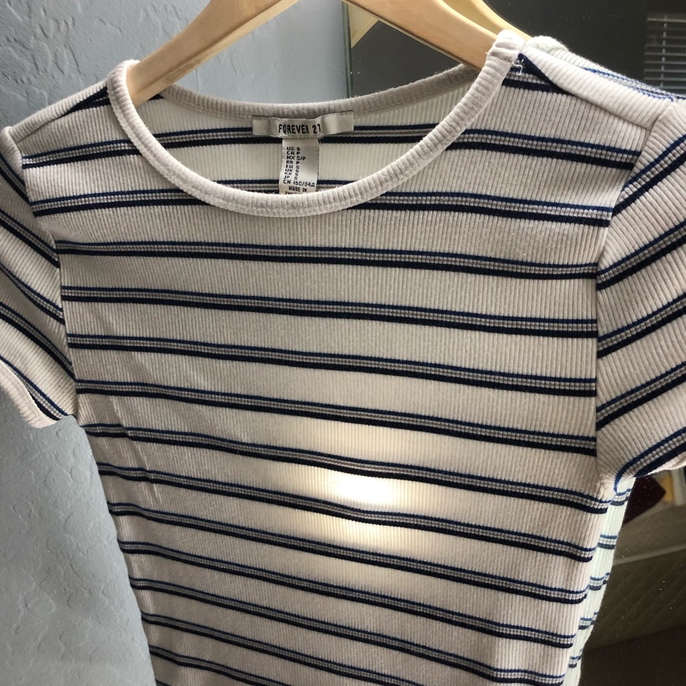 Forever 21 ribbed crop top